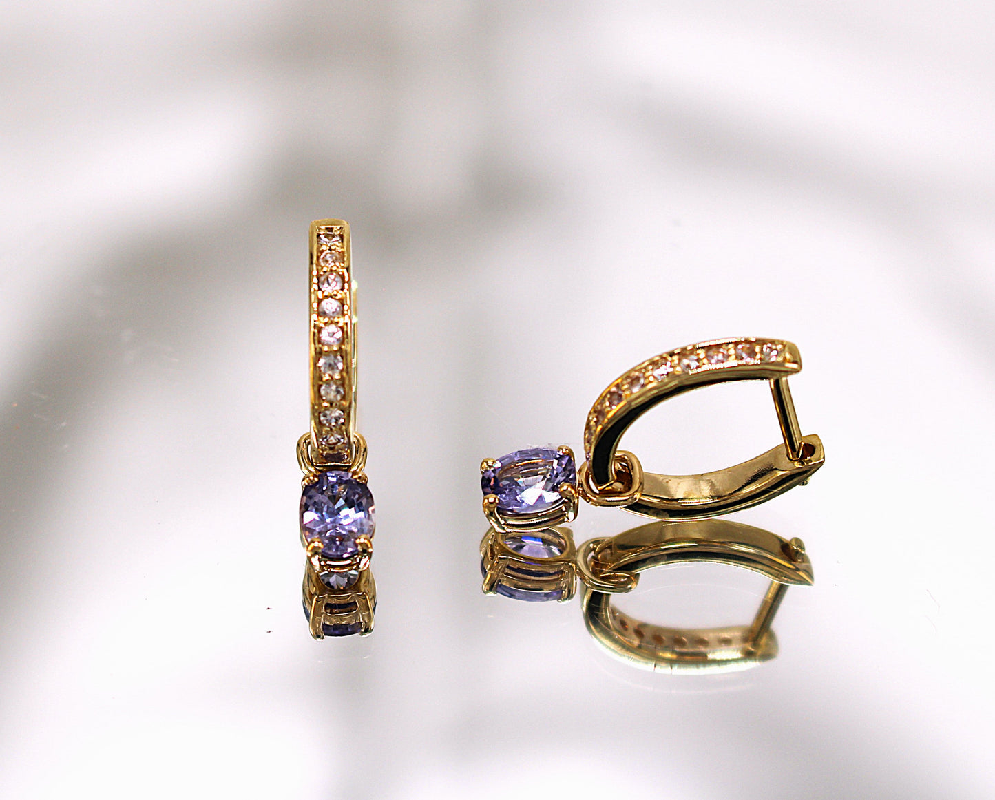 Boucles d'oreilles Lilas | Bijouterie Laurence Joaillerie