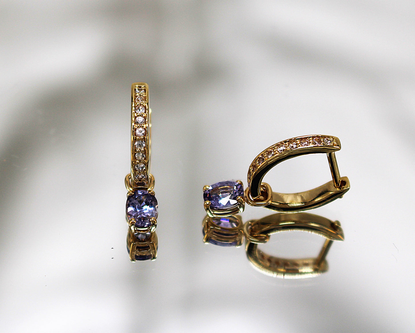 Boucles d'oreilles Lilas | Bijouterie Laurence Joaillerie