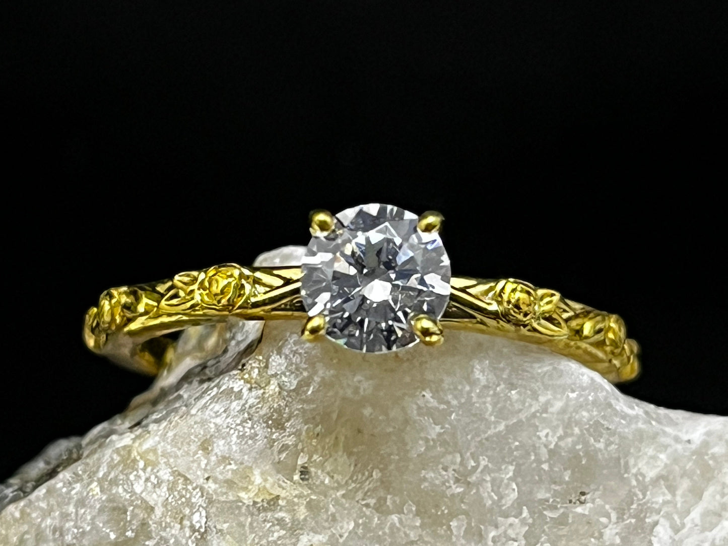 Bague Rose | Bijouterie Laurence Joaillerie