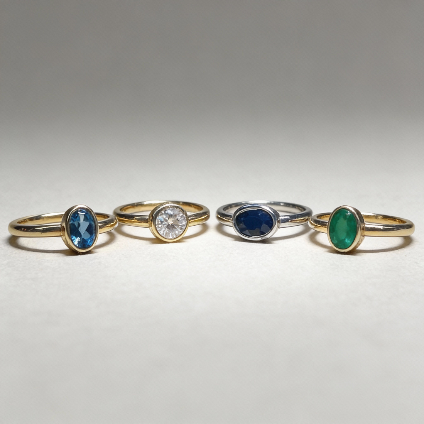 Bague Carolina saphir bleu