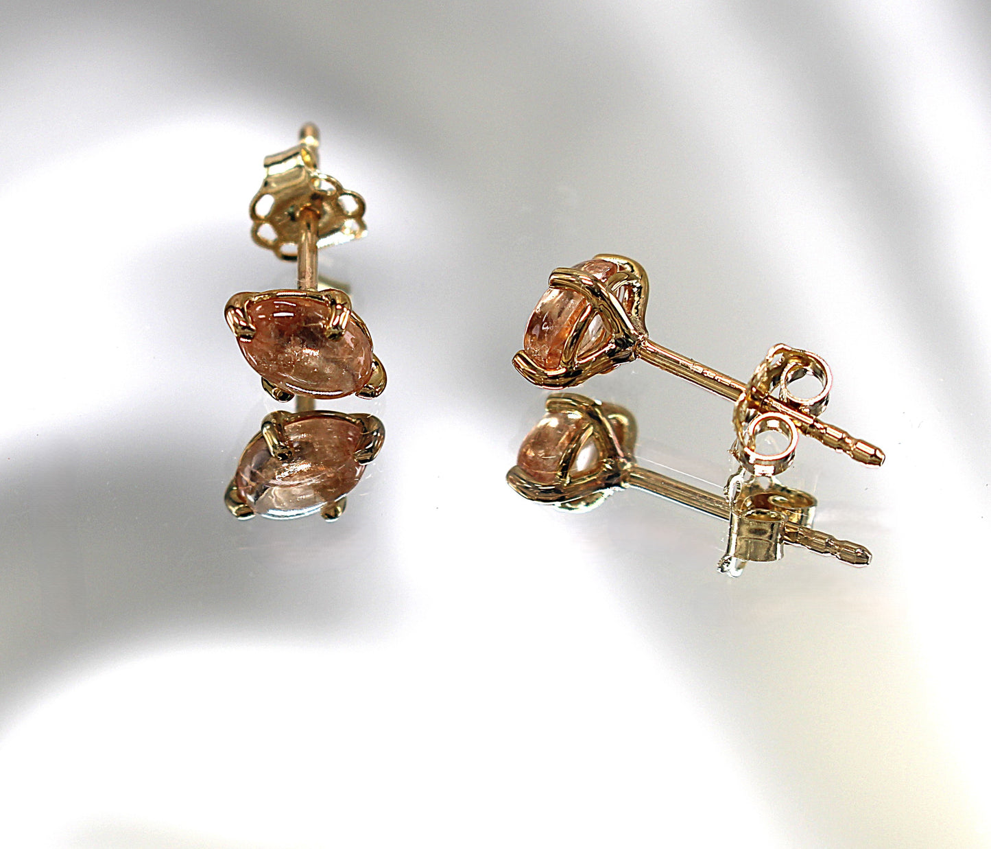 Boucles d'oreilles Charlie Grenat