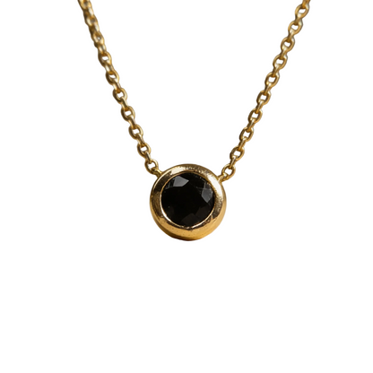 Collier Chloé saphir noir