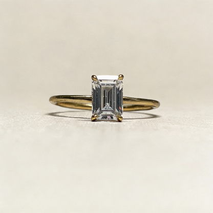 Bague Charlotte -Centre Diamant de laboratoire, halo diamants naturel