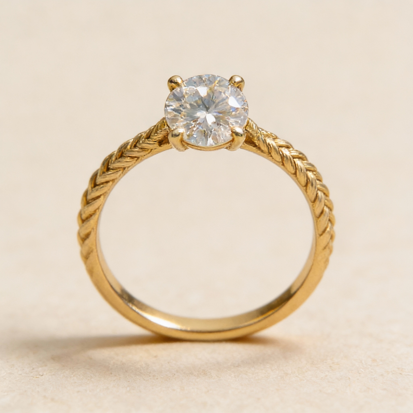 Bague Zoé -Saphir blanc