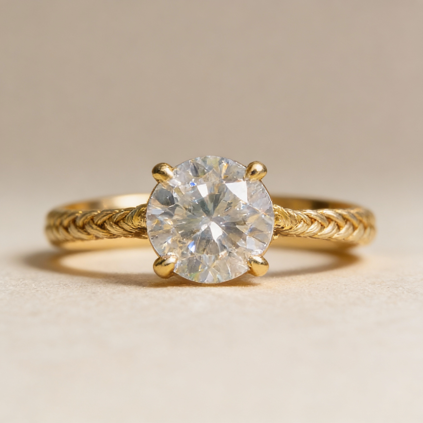 Bague Zoé -Saphir blanc