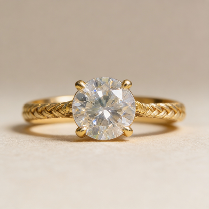 Bague Zoé -Saphir blanc