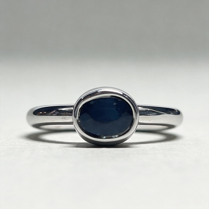 Bague Carole saphir noir