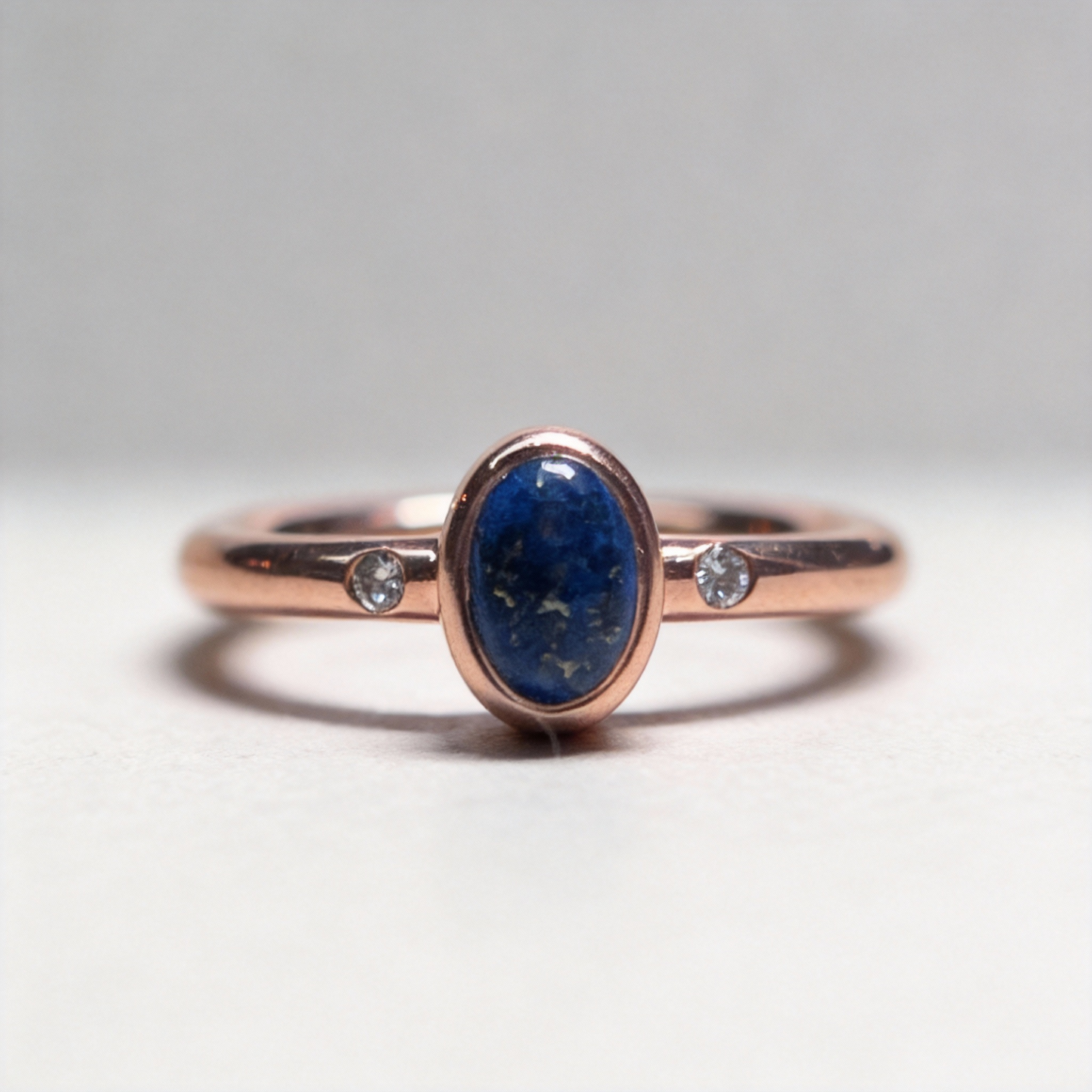 Bague Caroline -Lapis et diamants