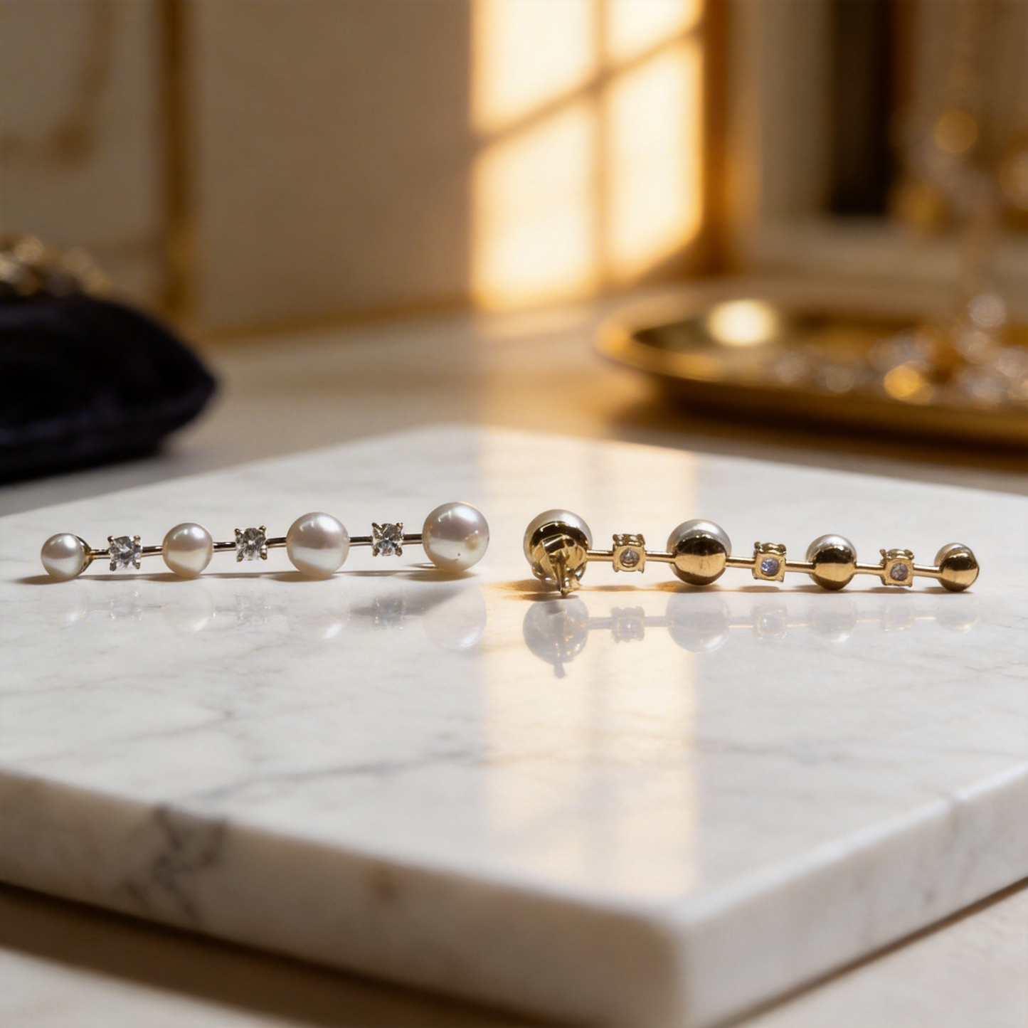 Boucles d'oreilles Rosée de Lumière