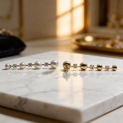 Boucles d'oreilles Rosée de Lumière