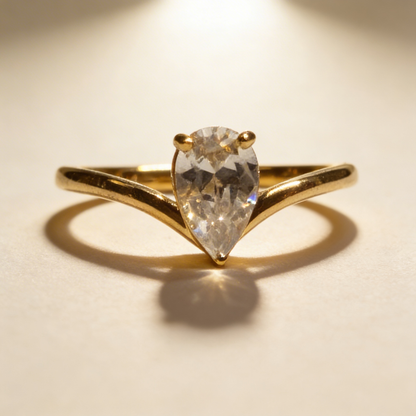 Bague Alba saphir blanc