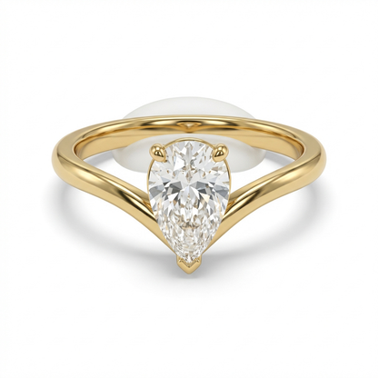 Bague Alba saphir blanc