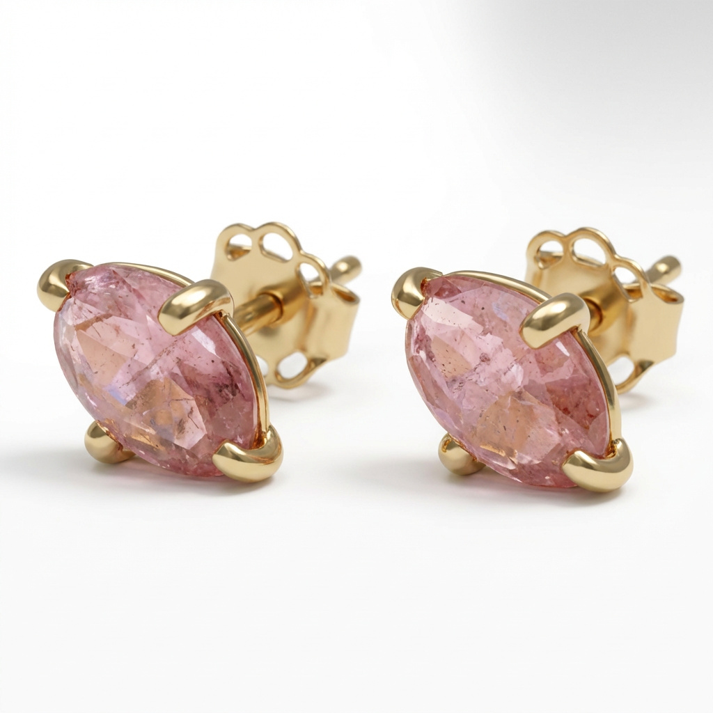 Boucles d'oreilles Charlie Grenat