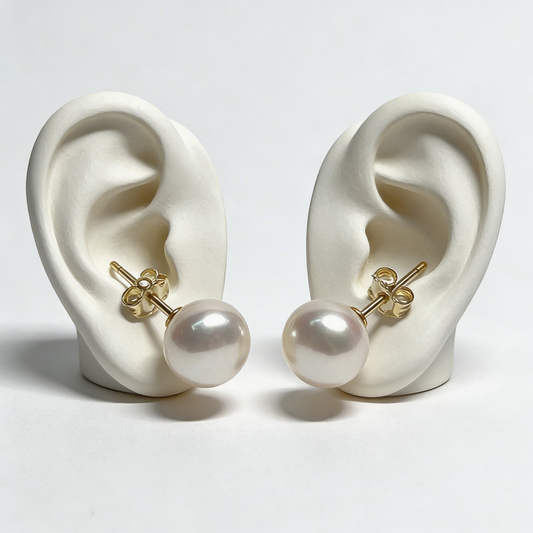 Boucles d'oreilles MIO perles de culture
