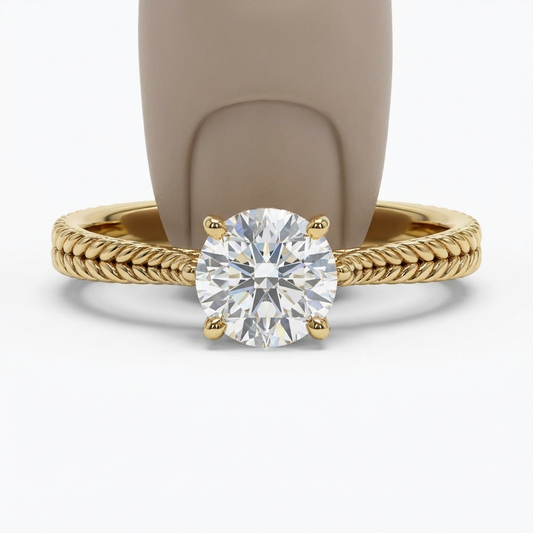 Bague Zoé -Saphir blanc