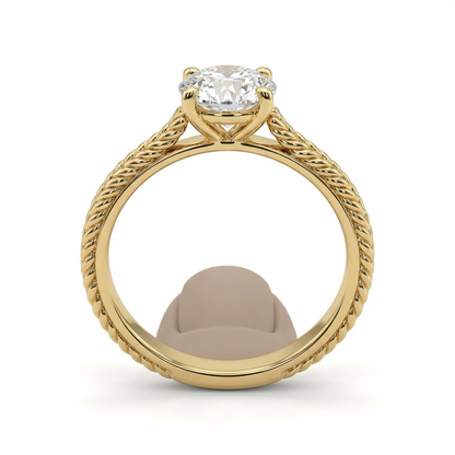 Bague Zoé diamant de laboratoire