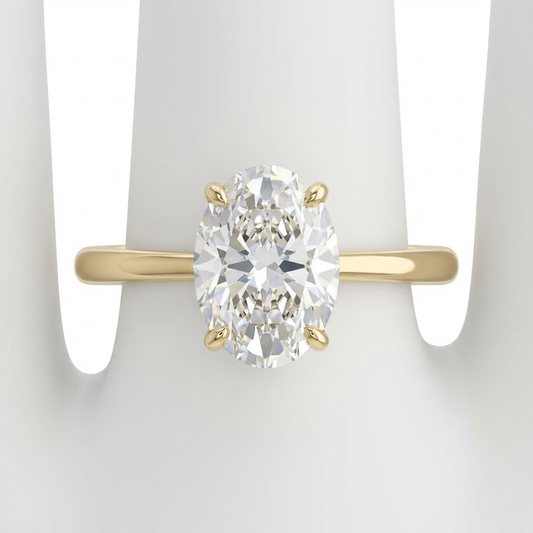 Bague Émma saphir blanc