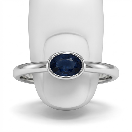 Bague Carole saphir noir