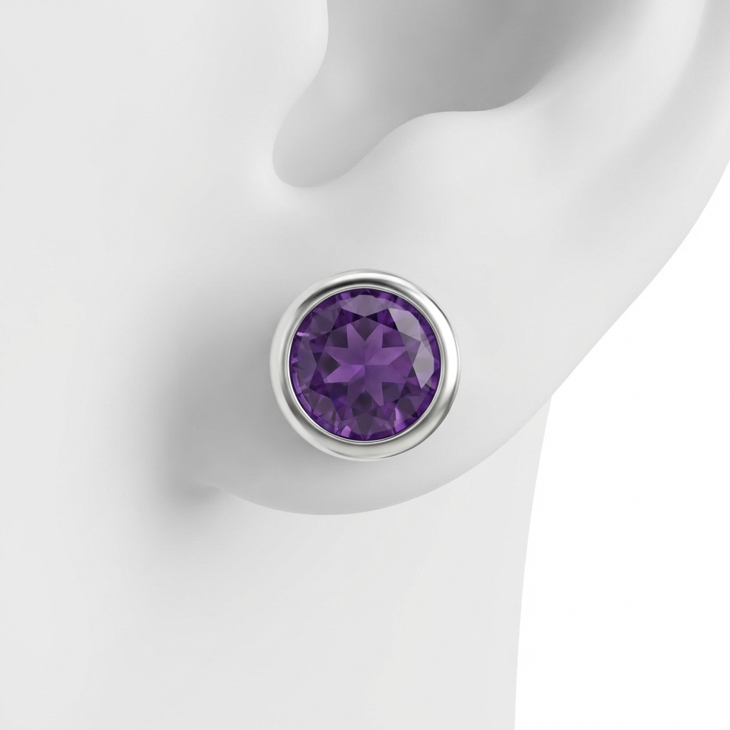 Boucles d'oreilles Divine -Argent Améthyste, Topaze