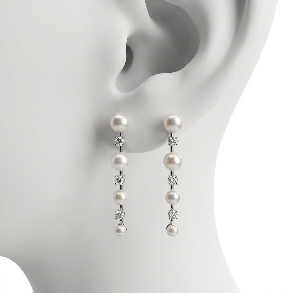 Boucles d'oreilles Rosée de Lumière