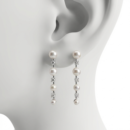 Boucles d'oreilles Rosée de Lumière