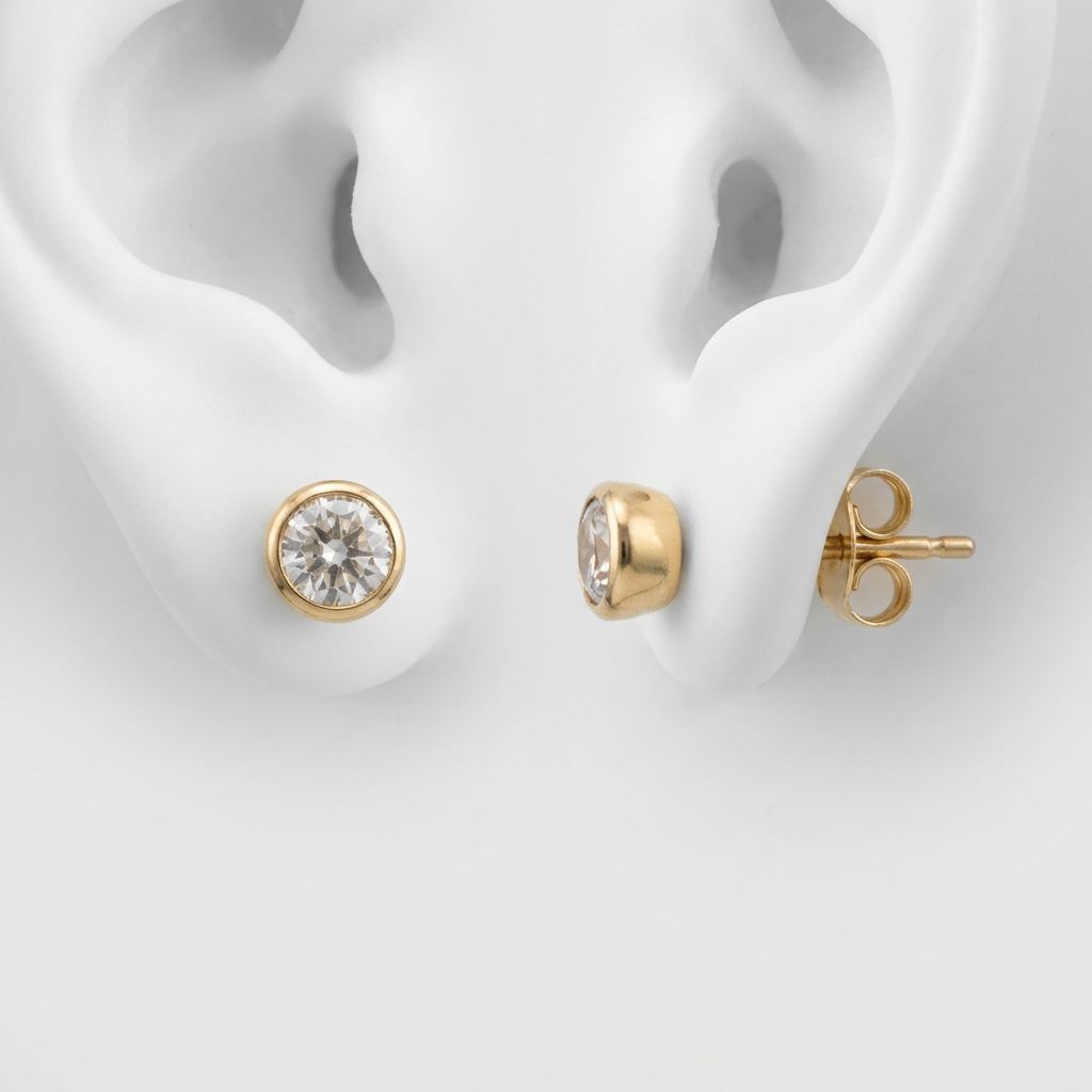 Boucles d'oreilles Divine - Or- Diamant de laboratoire