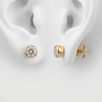 Boucles d'oreilles Divine - Or- Diamant de laboratoire