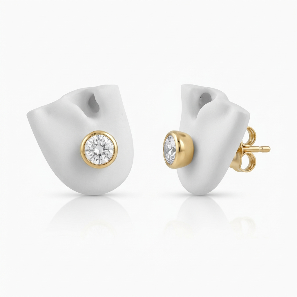 Boucles d'oreilles Divine - Or- Diamant de laboratoire