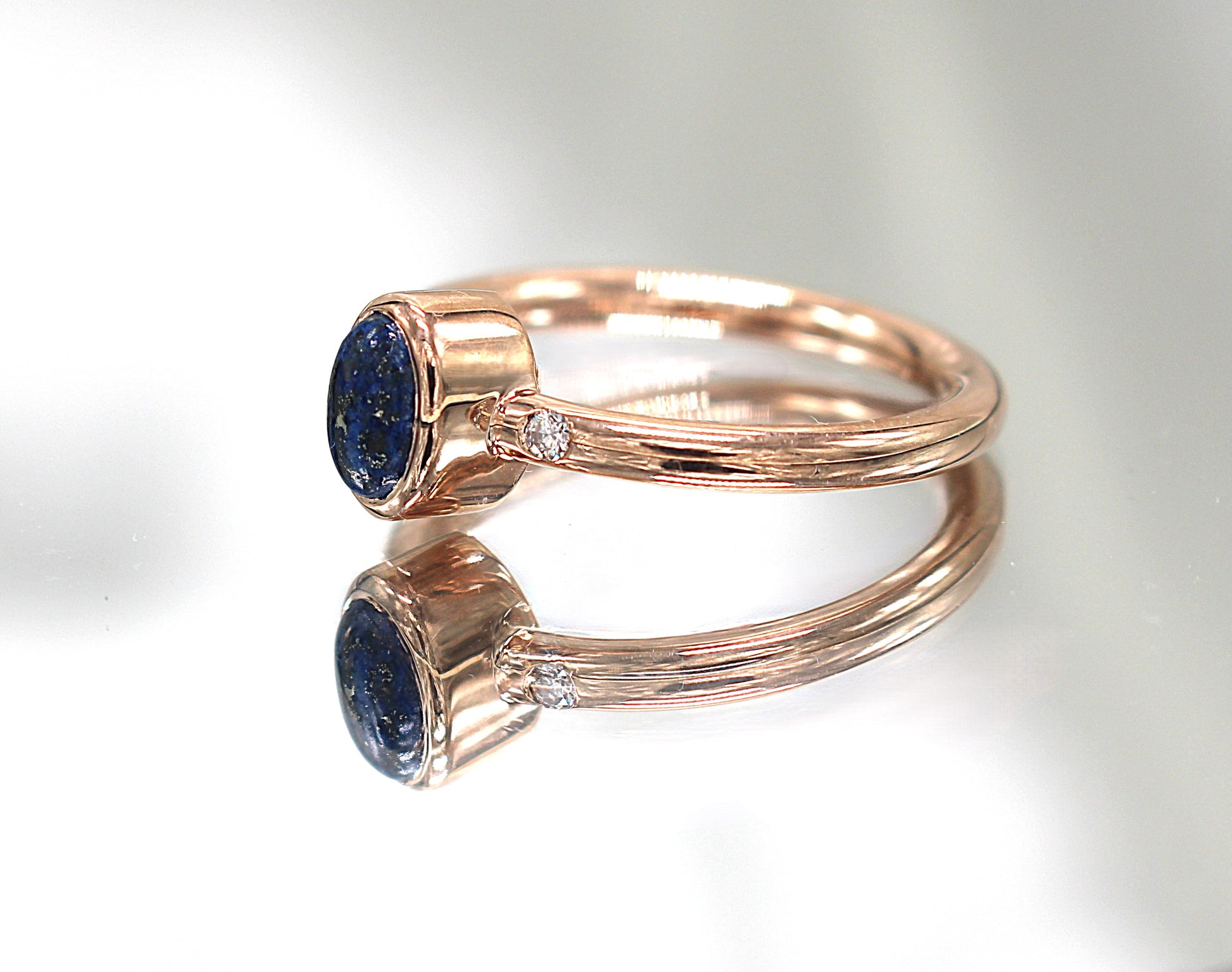 Bague Caroline -Lapis | Bijouterie Laurence Joaillerie