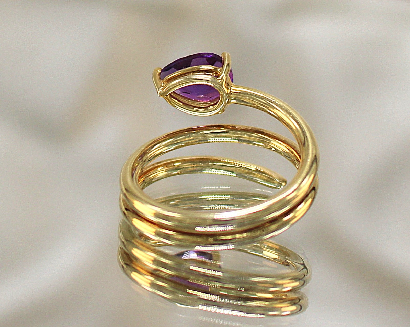 Bague Goutte Pourpre | Bijouterie Laurence Joaillerie