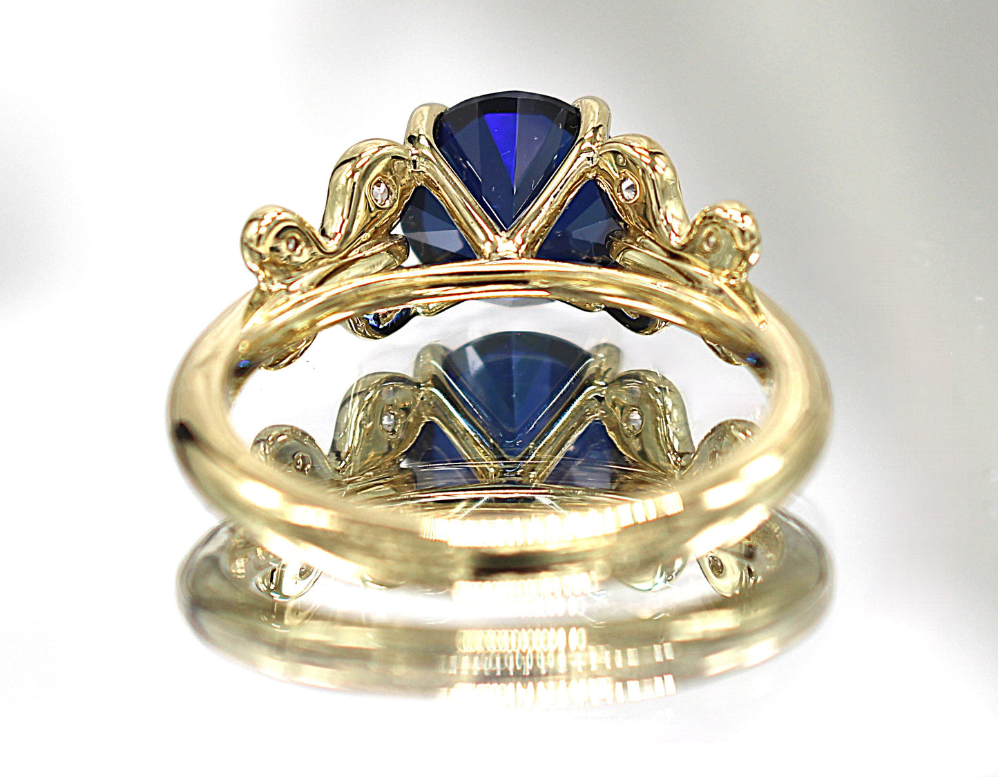 Bague Jesse saphir bleu | Bijouterie Laurence Joaillerie